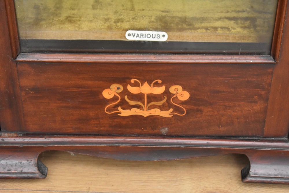 Victorian Mahogany Inlaid Art Nouveau Music Cabinet View IX