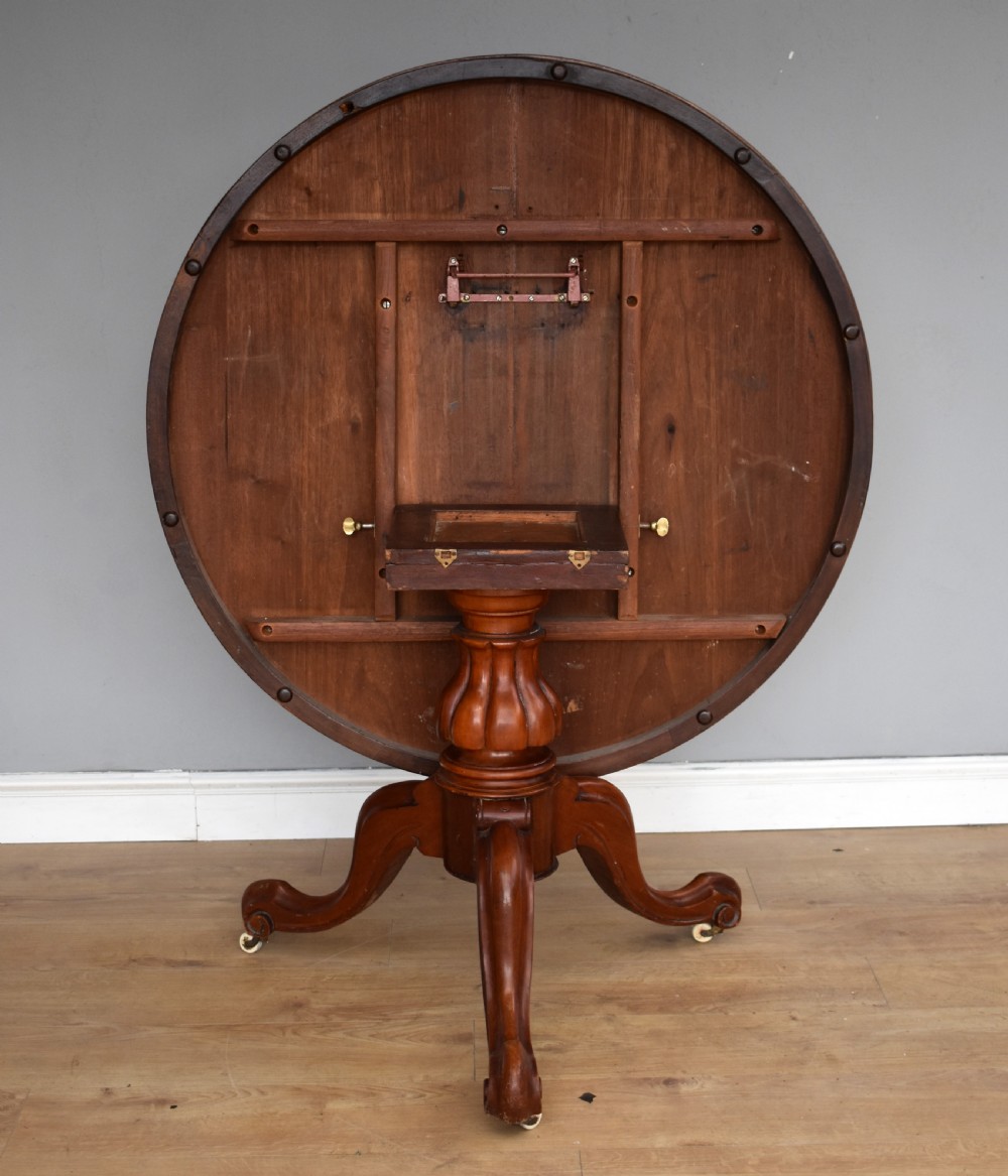 Victorian Mahogany Circular Dining Table View II