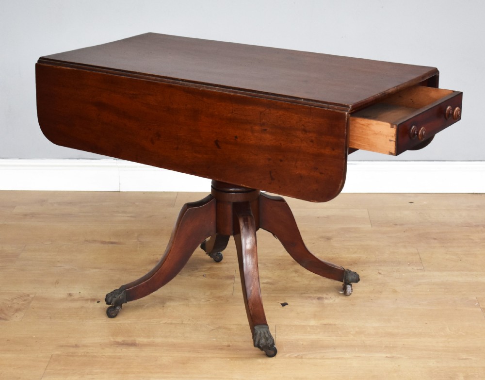 Regency Mahogany Drop Leaf Table View II