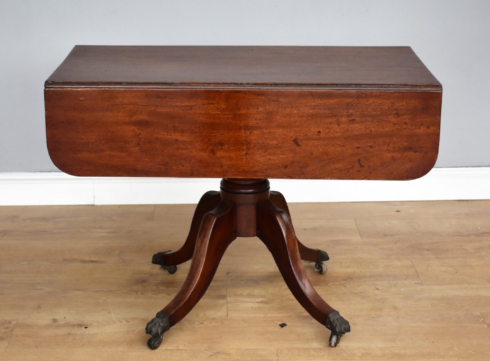 Regency Mahogany Drop Leaf Table View III