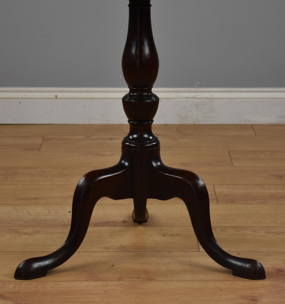 George III Mahogany Tilt Top Tripod Table View VI