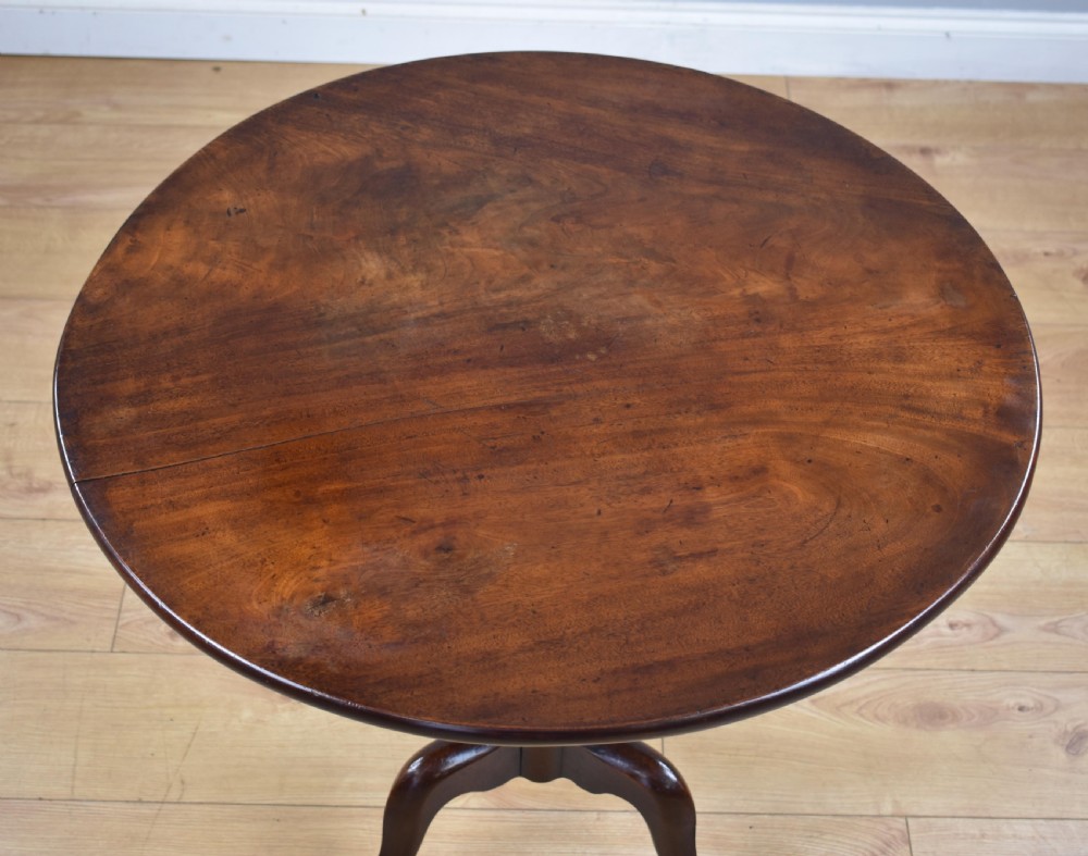 George III Mahogany Tilt Top Tripod Table View VII