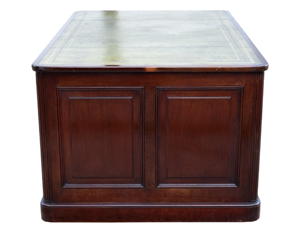 Victorian Mahogany Partners Desk View III