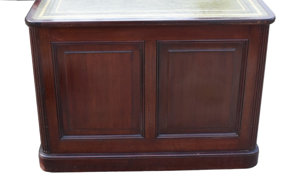 Victorian Mahogany Partners Desk View V