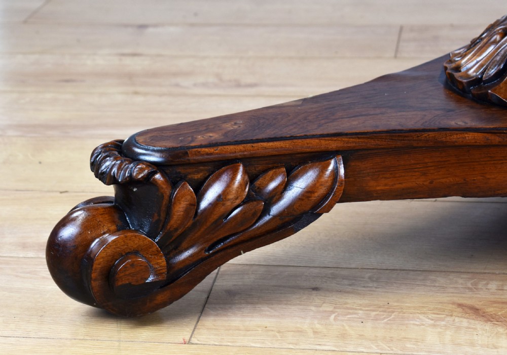 William IV Rosewood Circular Breakfast Table View VII