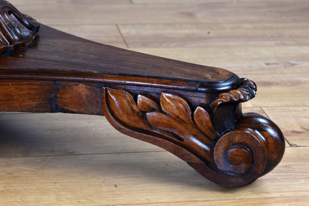 William IV Rosewood Circular Breakfast Table View VIII