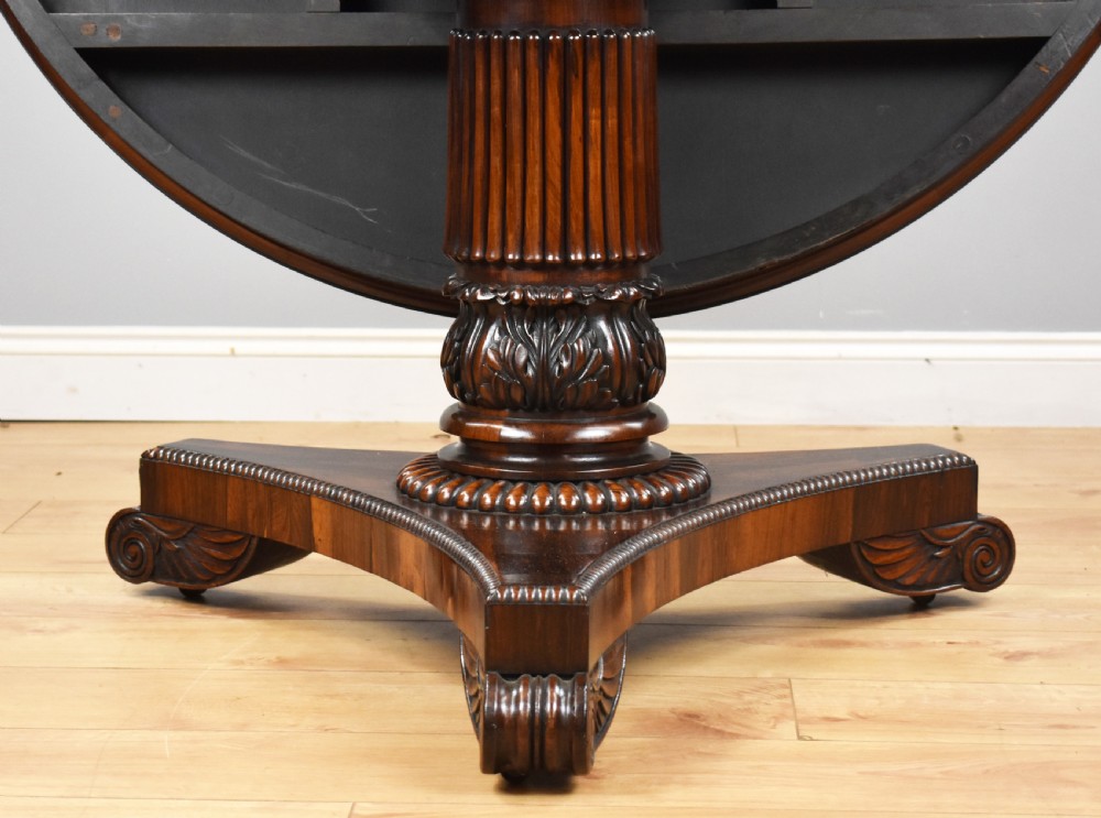 Regency Rosewood Breakfast Table View III