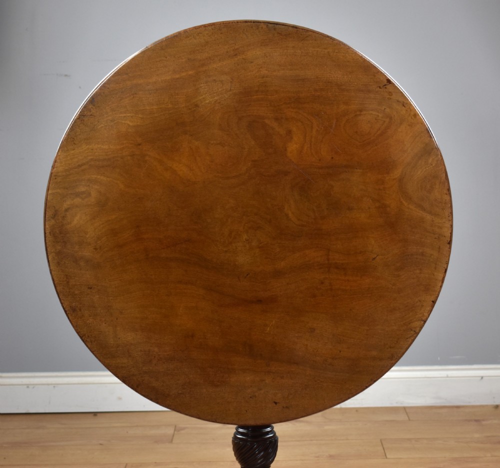 George III Mahogany Tripod Table View II