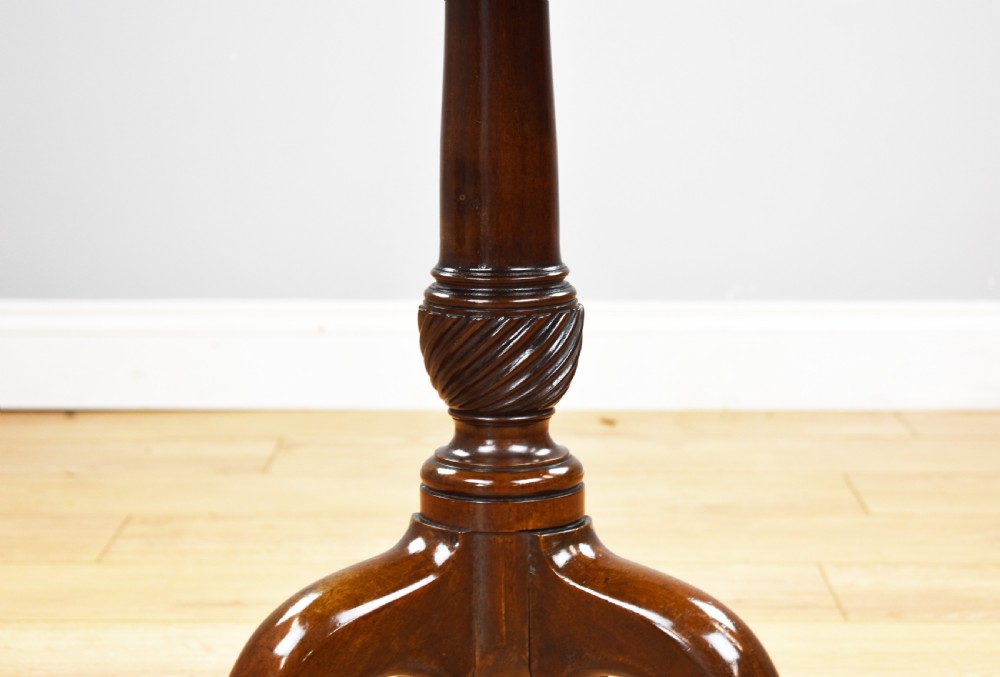 George III Mahogany Tripod Table View VI