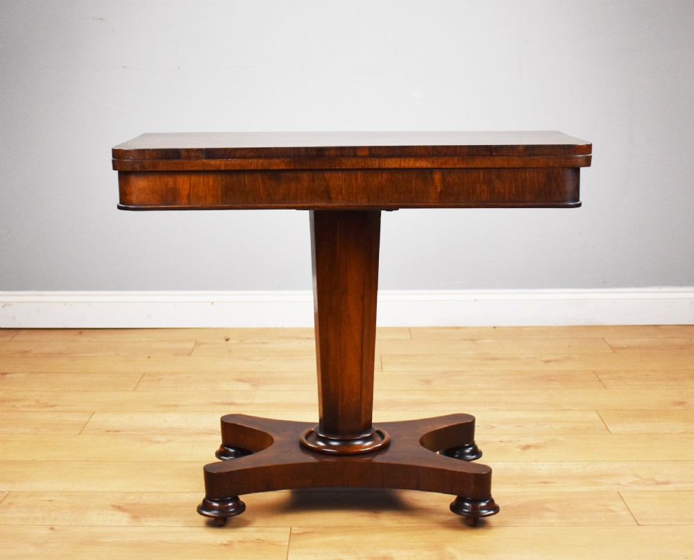 William IV Rosewood Tea Table View II
