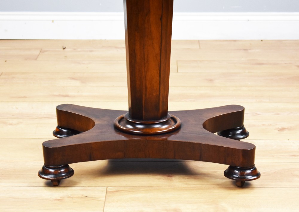 William IV Rosewood Tea Table View V