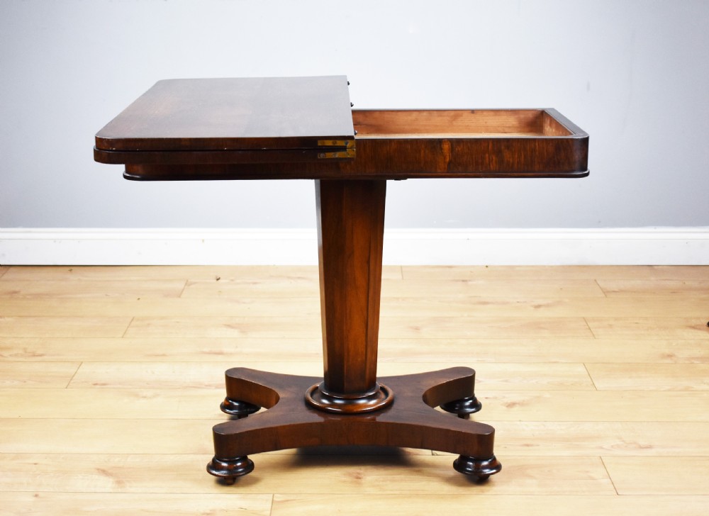 William IV Rosewood Tea Table View VIII