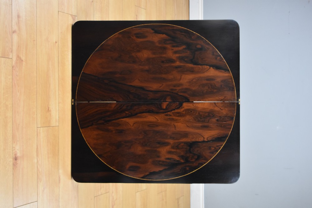 William IV Rosewood Tea Table View XII