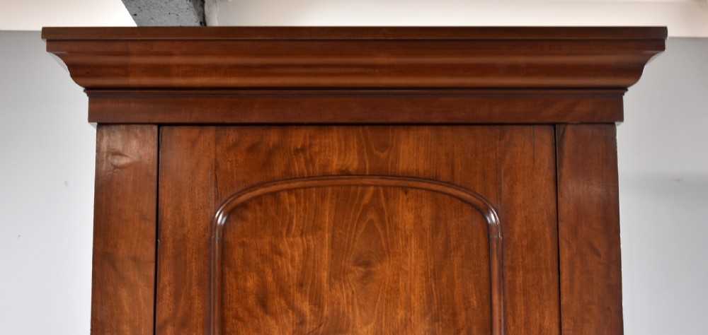 Victorian Mahogany Single Door Wardrobe View II