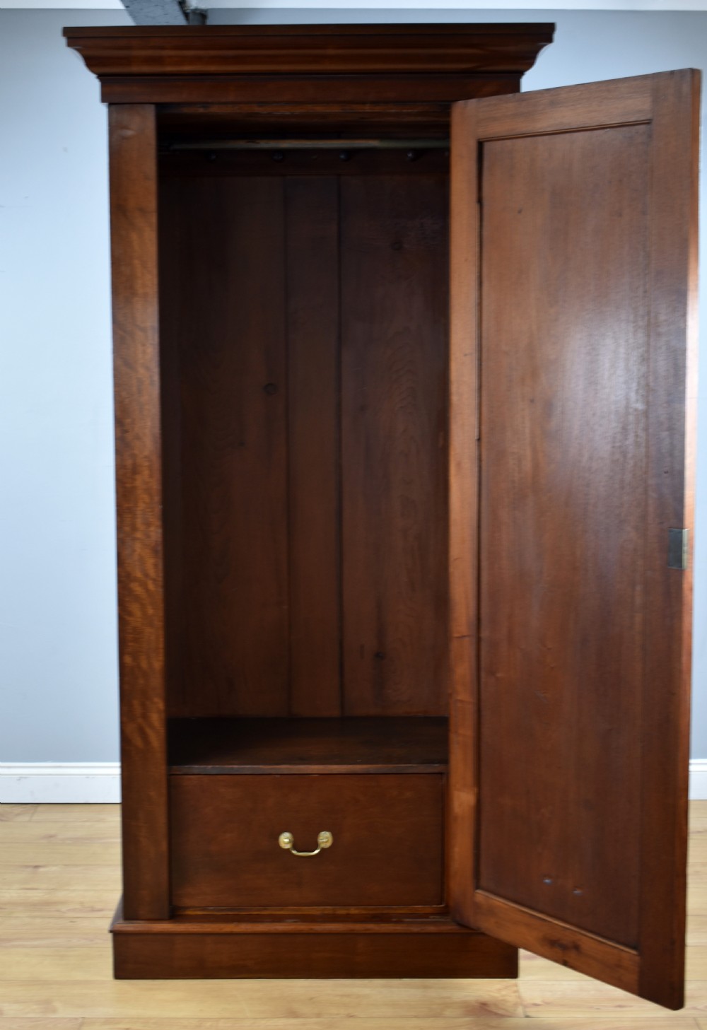 Victorian Mahogany Single Door Wardrobe View IV