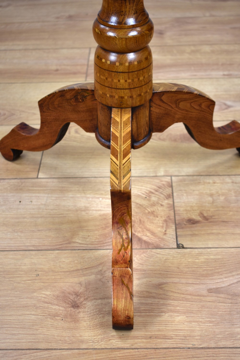 19th Century Walnut Chess Table View VI