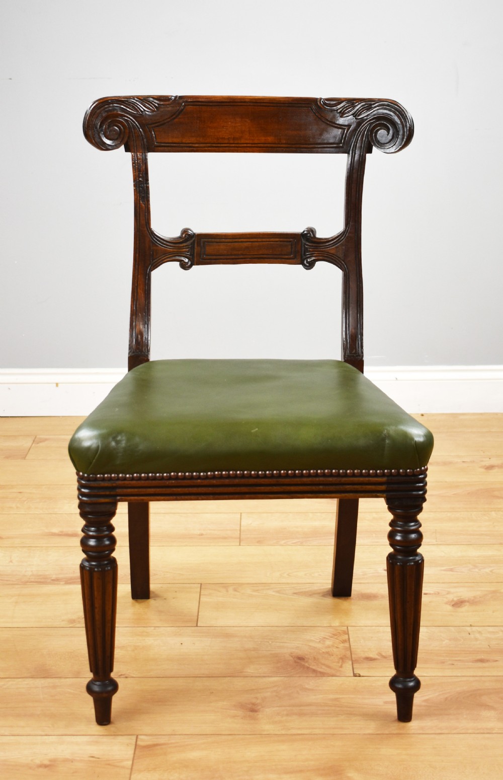 Set of 4 William IV Mahogany Dining Chairs View III