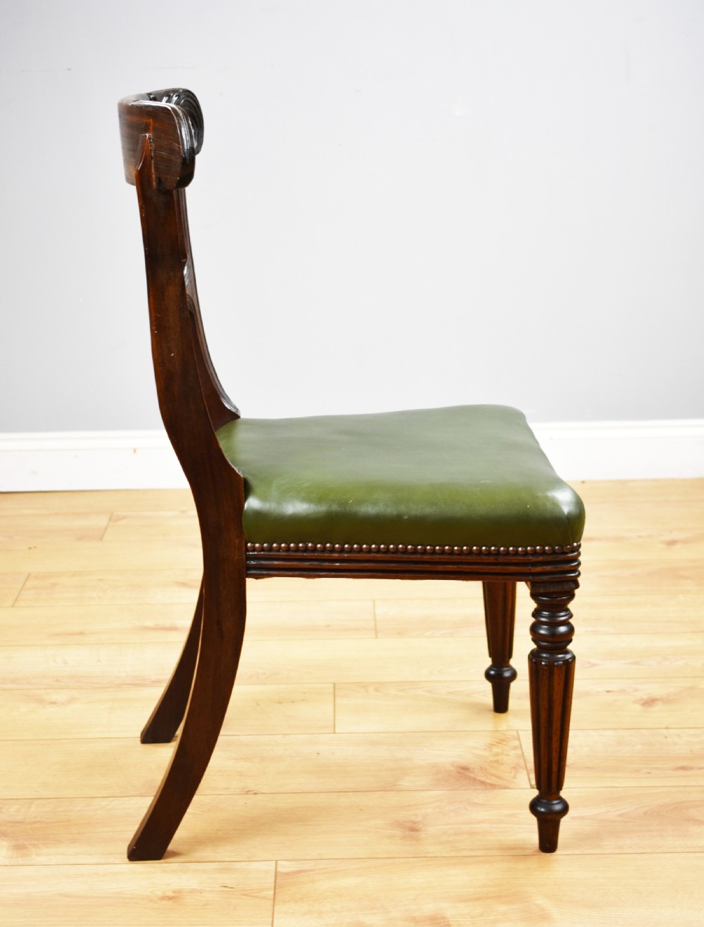 Set of 4 William IV Mahogany Dining Chairs View VIII