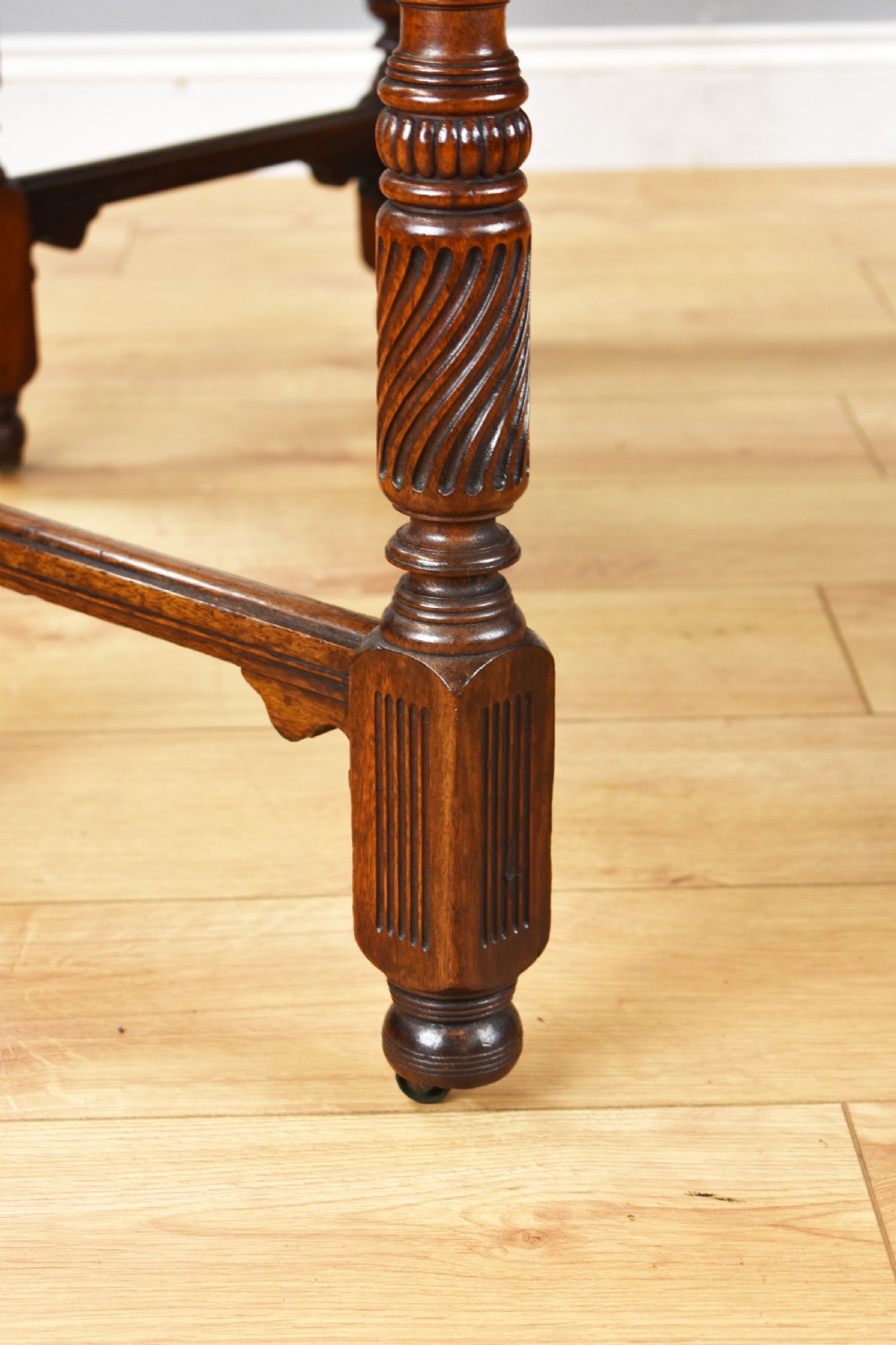 Victorian Walnut Library Table View VIII