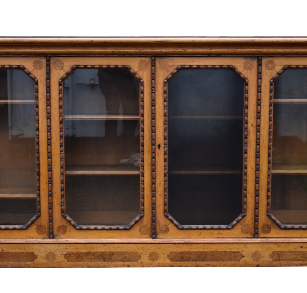Victorian Oak 6 Door Bookcase View III