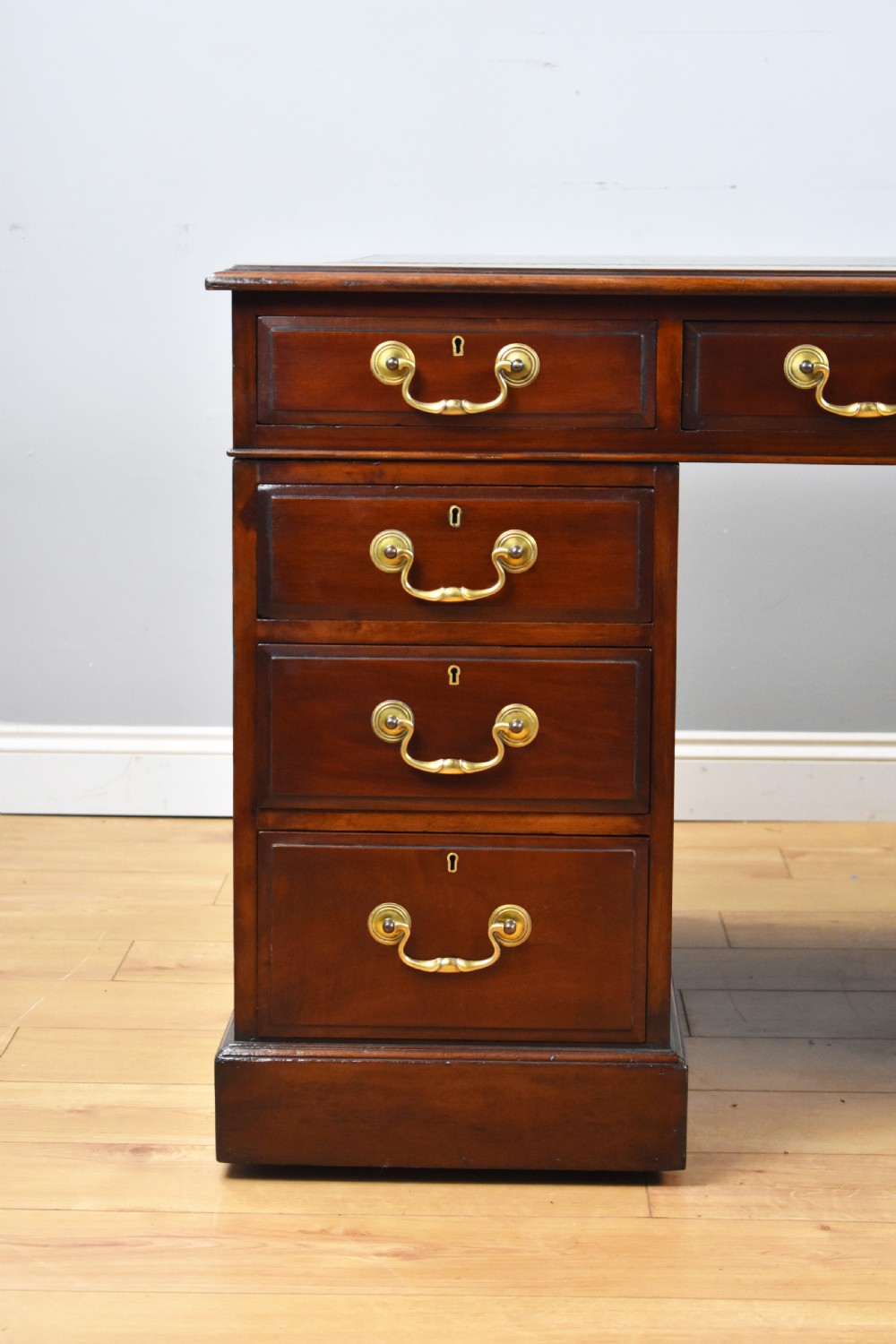 Edwardian Mahogany Partners Desk View III
