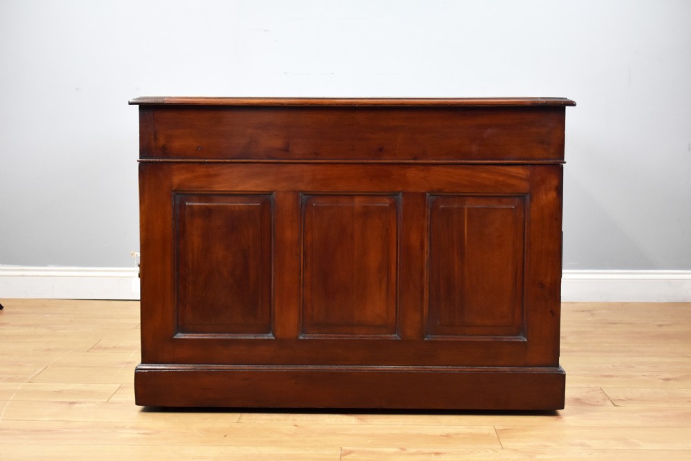 Edwardian Mahogany Partners Desk View V