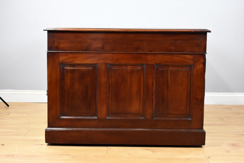 Edwardian Mahogany Partners Desk View VII