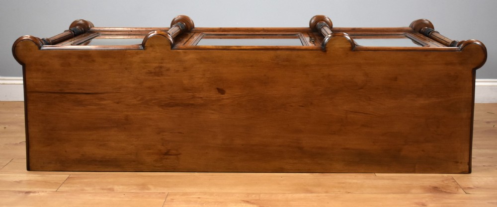 Victorian Burr Walnut Inlaid Credenza View VIII