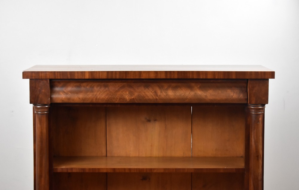 Victorian Mahogany Open Bookcase View III