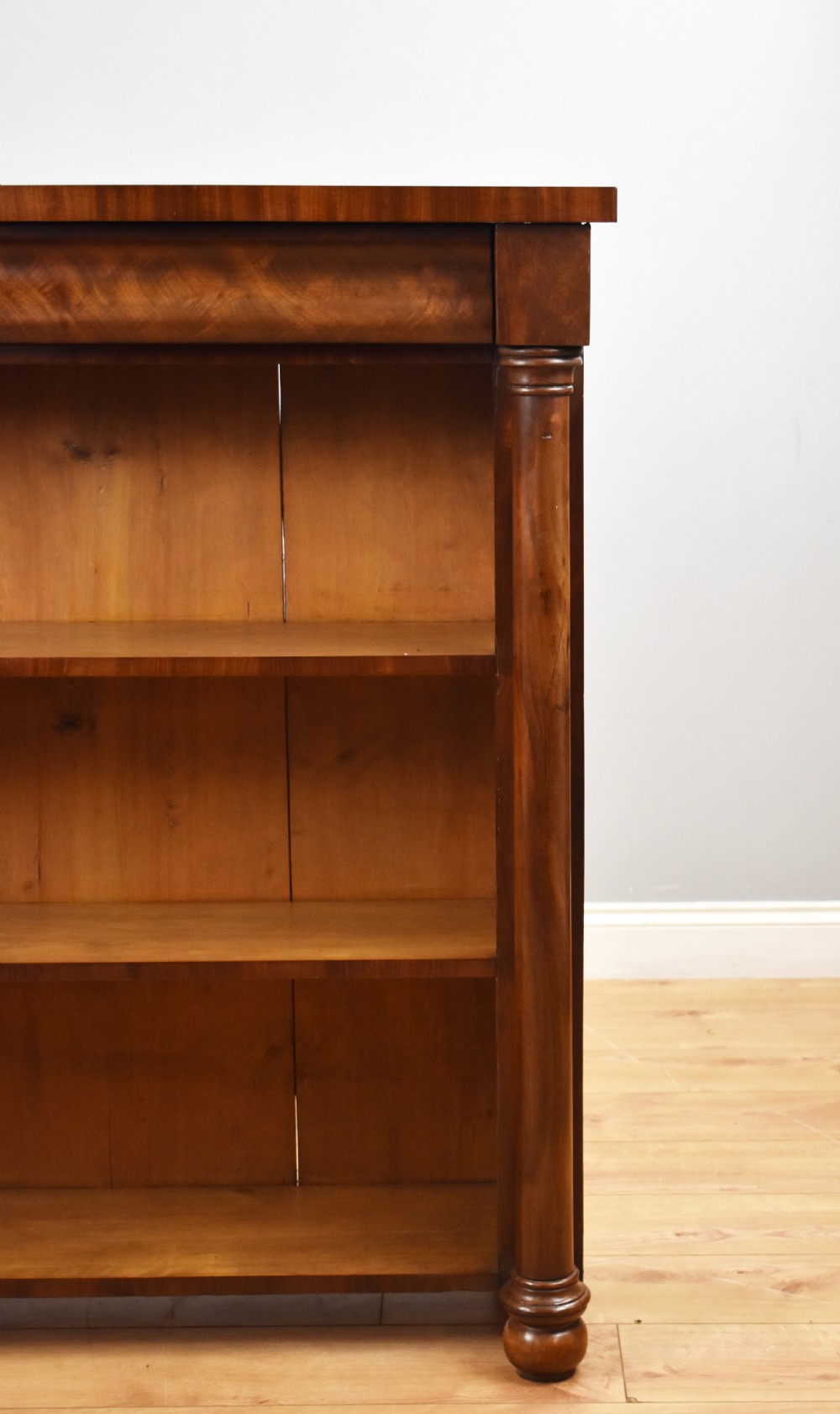 Victorian Mahogany Open Bookcase View VII