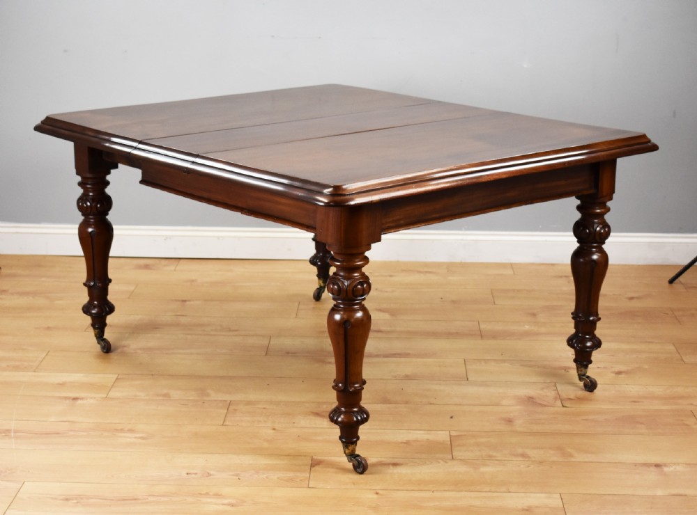 Victorian Mahogany Extending Dining Table View IV