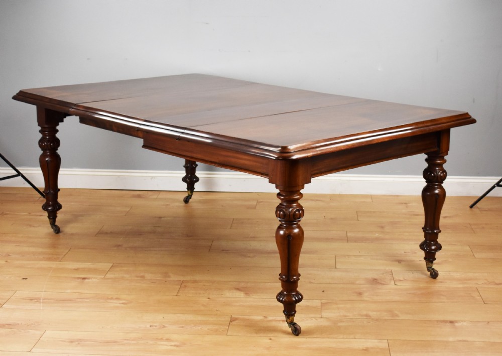 Victorian Mahogany Extending Dining Table View V