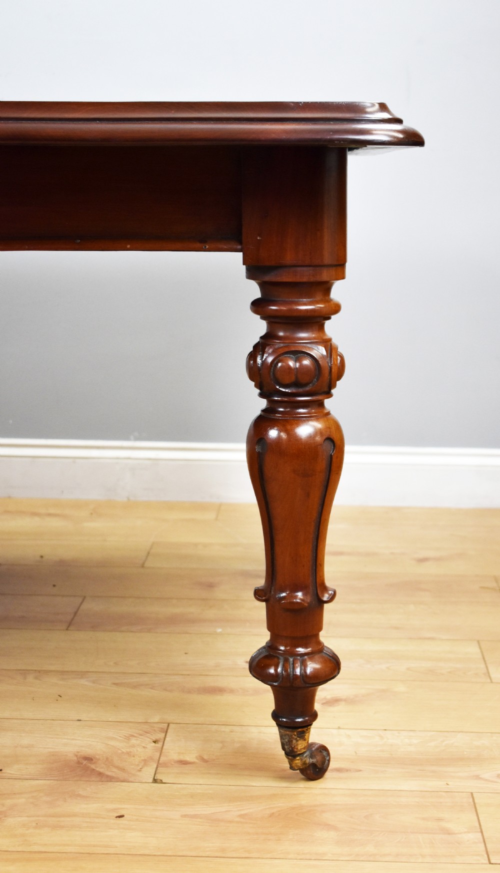 Victorian Mahogany Extending Dining Table View IX