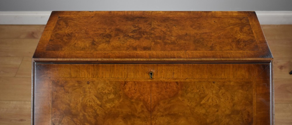 Queen Anne Style Walnut Bureau View VIII
