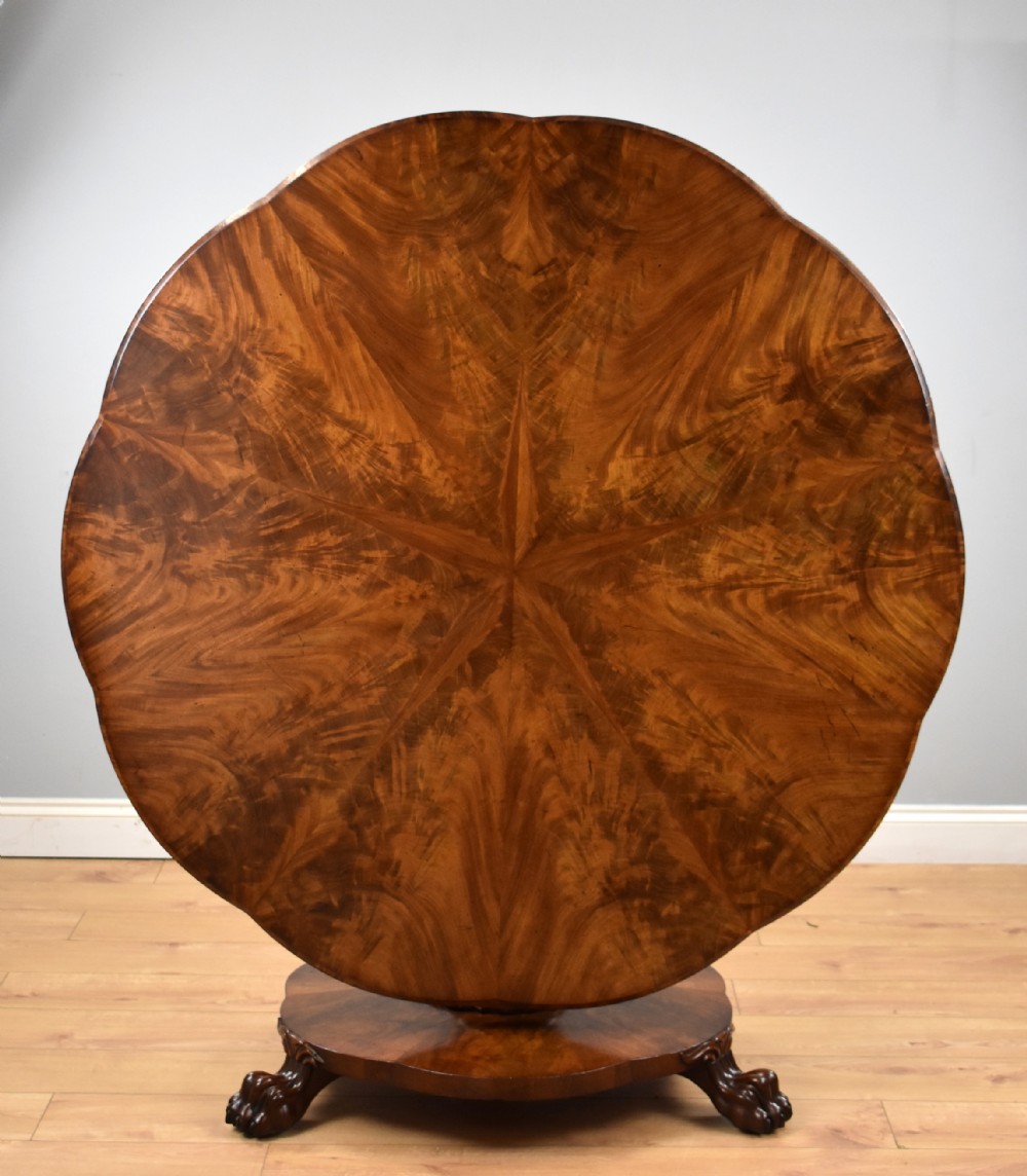 Victorian Flame Mahogany Breakfast Table