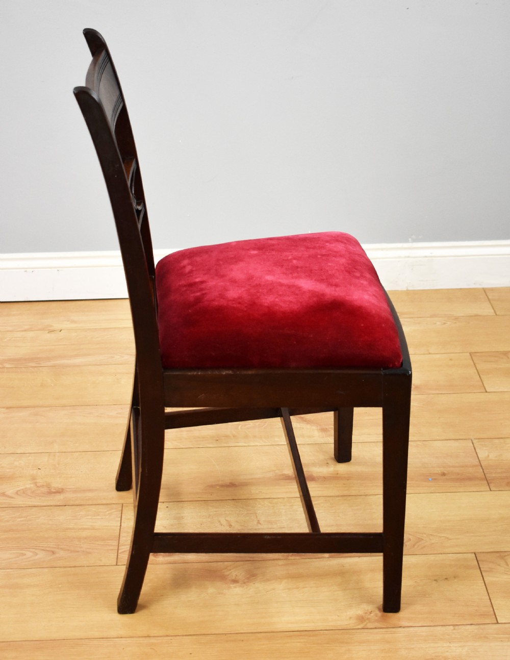 Set of 4 George III Mahogany Dining Chairs View IV