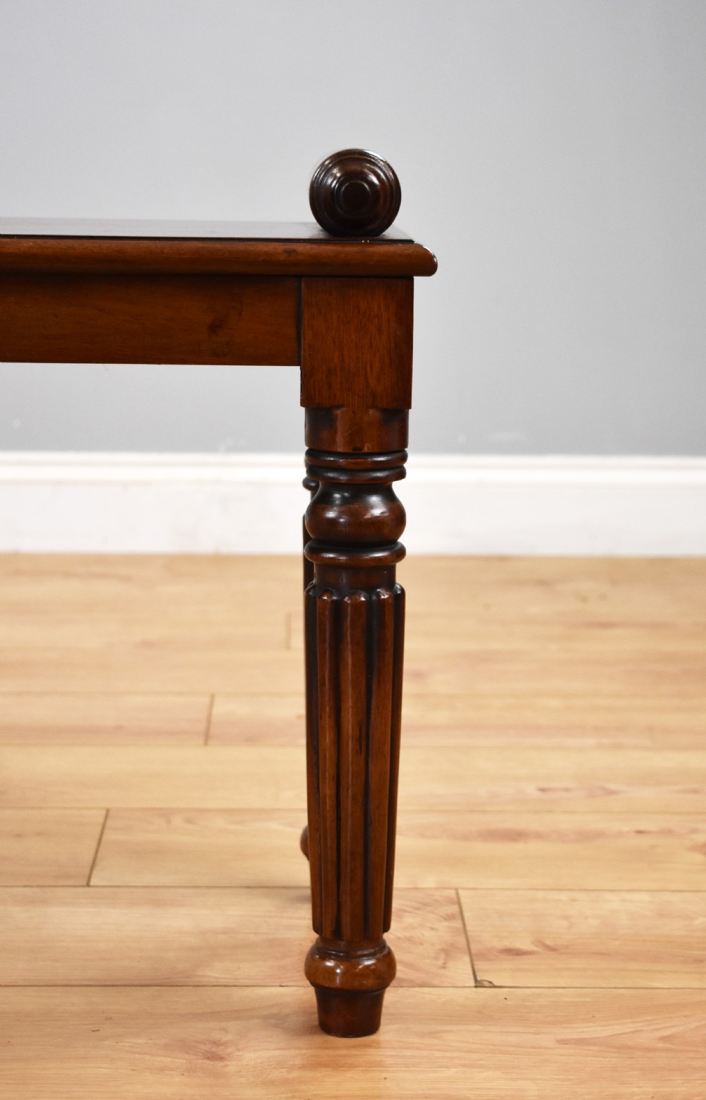 Victorian Mahogany Window Seat View IV