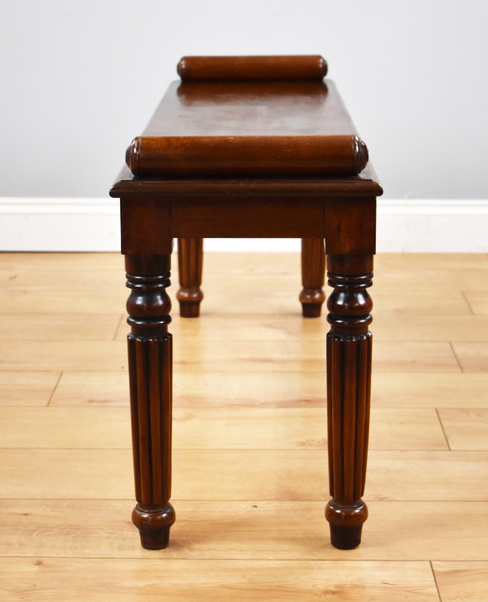Victorian Mahogany Window Seat View VI