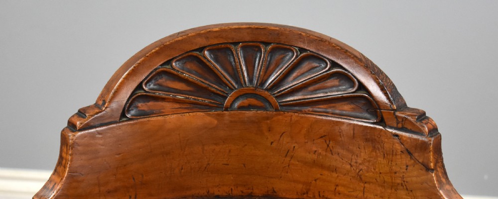 Victorian Mahogany Desk Chair View IV