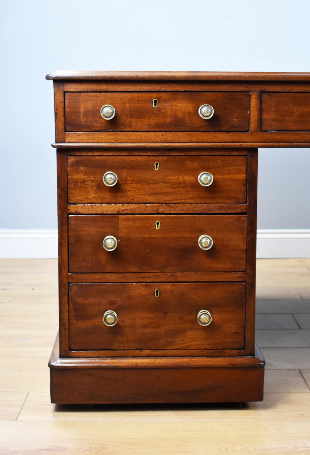 Victorian Mahogany Partners Desk by  View III