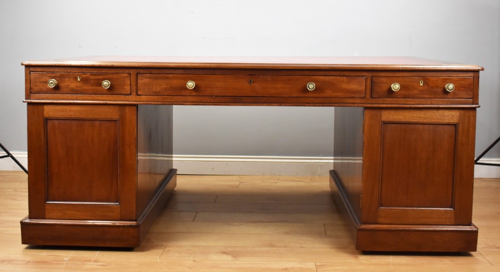 Victorian Mahogany Partners Desk by  View VII