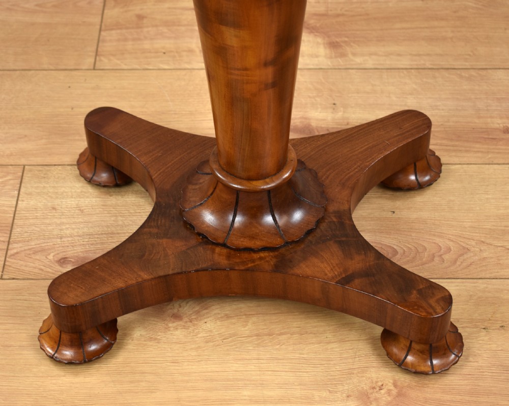 William IV Flame Mahogany Work Table View VII