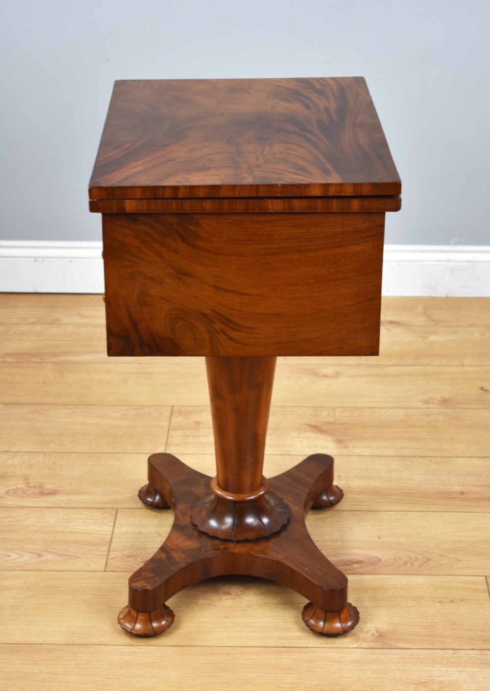 William IV Flame Mahogany Work Table View X