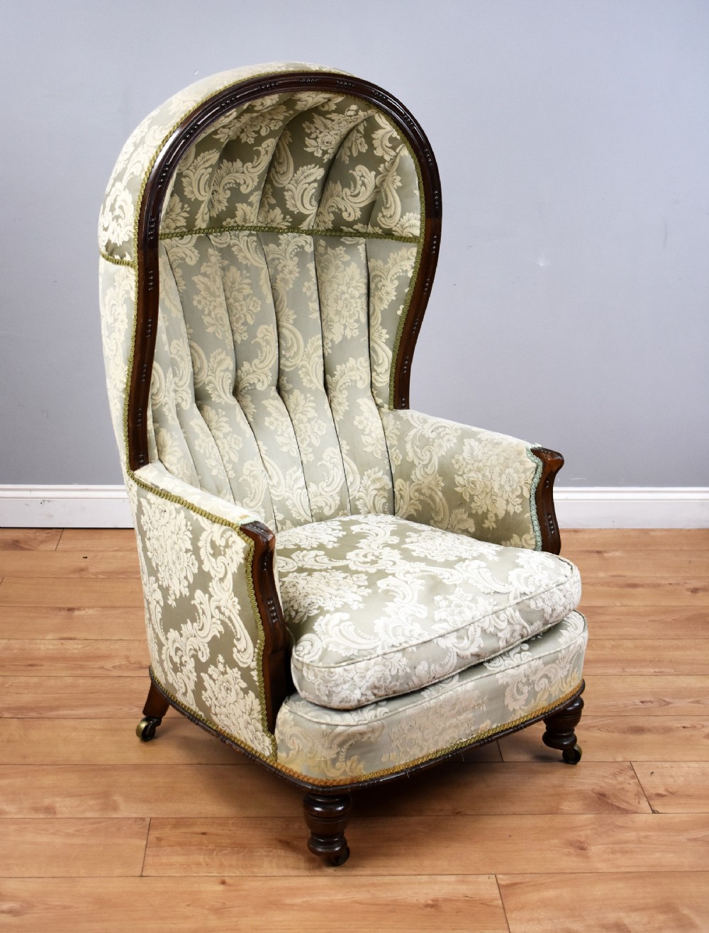 19th Century Mahogany Porters Chair