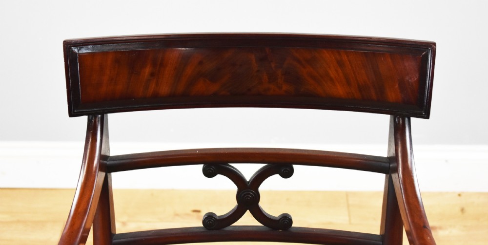 Set of 8 Regency Style Mahogany Dining Chairs View IV