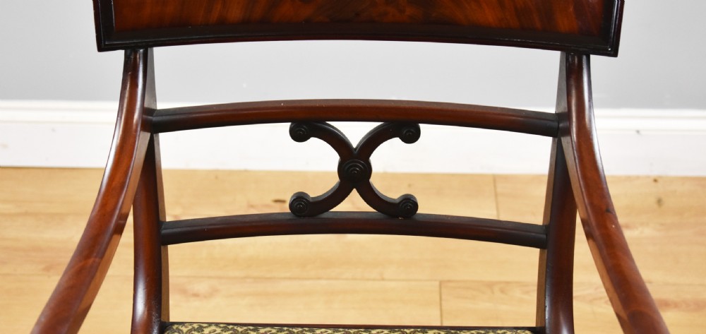 Set of 8 Regency Style Mahogany Dining Chairs View V