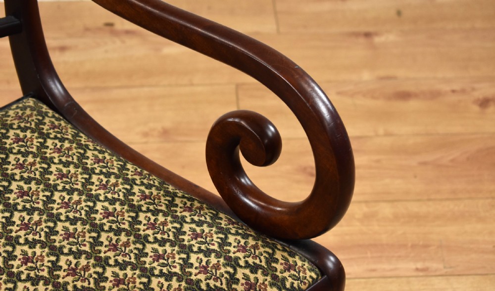 Set of 8 Regency Style Mahogany Dining Chairs View VI