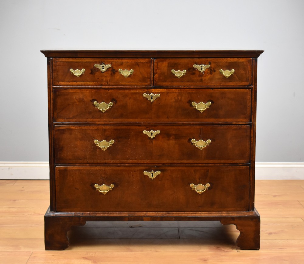 George III Walnut Chest of Drawers View II