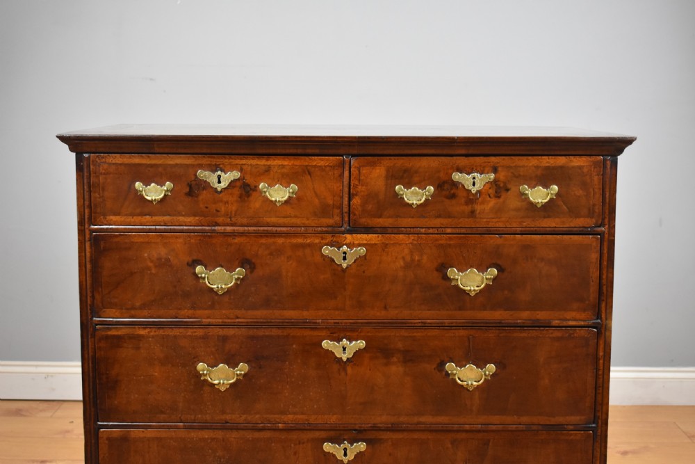 George III Walnut Chest of Drawers View III