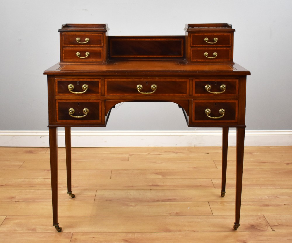 Edwardian Mahogany Writing Table View II